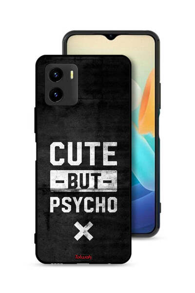 Tolwak Vivo Y15s Protective Case Cover Cute But Psycho