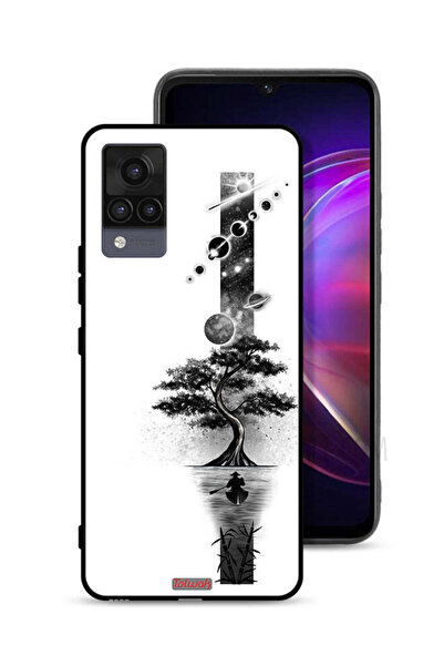 Tolwak Vivo V21 Protective Case Cover Earth Space Art