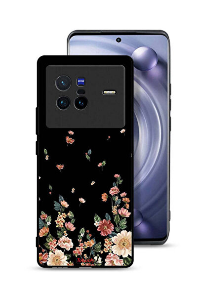 Tolwak Vivo X80 Protective Case Cover Small Flowers In Bottom