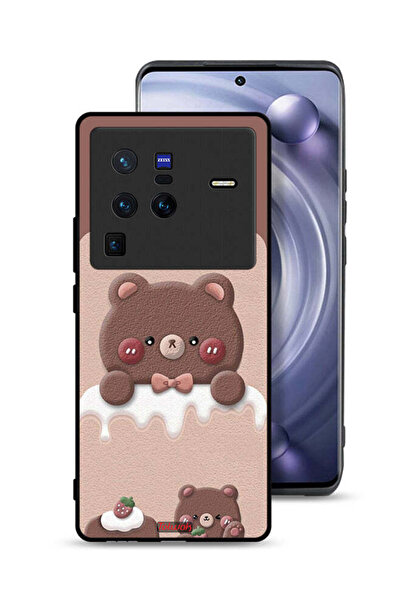 Tolwak غطاء حماية فيفو X80 برو - دب الفراولة