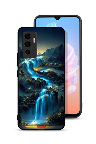 Tolwak غطاء حماية لهاتف Vivo S10e 5G بتصميم شلال فني