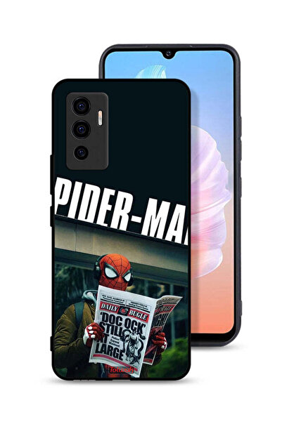 Tolwak غطاء حماية Vivo V23e بتصميم سبايدرمان يقرأ جريدة