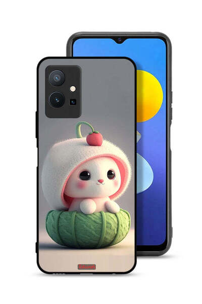Tolwak غطاء حماية لهاتف Vivo Y75 5G بتصميم أرنب صغير لطيف