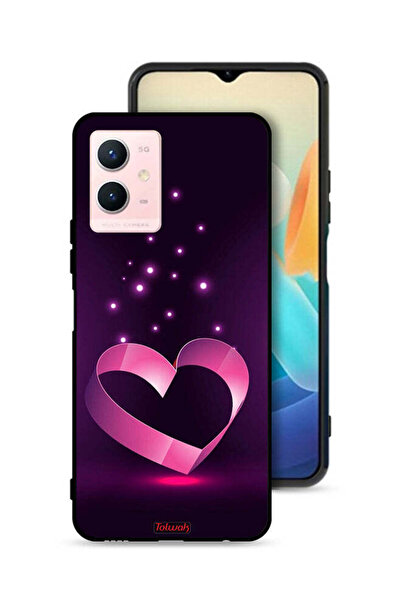 Tolwak Vivo Y33s 5G Protective Case Cover Heart Art