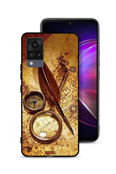 Tolwak غطاء حماية لهاتف Vivo V21 بوصلة عتيقة
