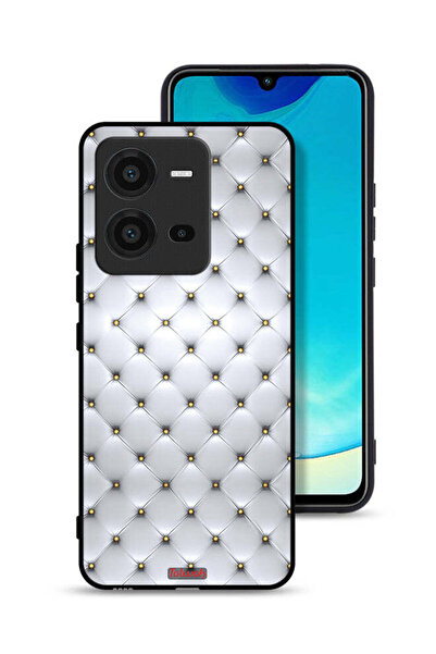 Tolwak غطاء حماية لهاتف Vivo V25 5G مطبوع عليه دبابيس على القماش