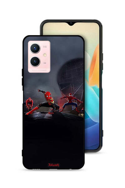 Tolwak Vivo Y33s 5G Protective Case Cover Three Spiders