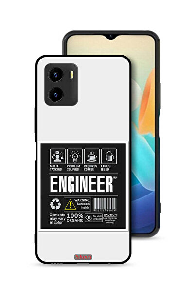 Tolwak غطاء حماية لهاتف Vivo Y15s، ملصق المهندس