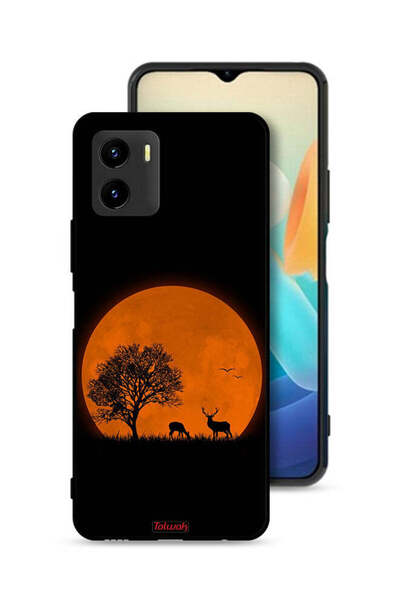 Tolwak Vivo Y15s Protective Case Cover Evening Moon Art
