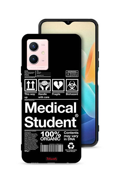 Tolwak غطاء حماية Vivo Y33s 5G، ملصق طالب الطب