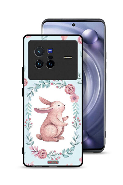 Tolwak غطاء حماية لهاتف Vivo X80 على شكل أرنب