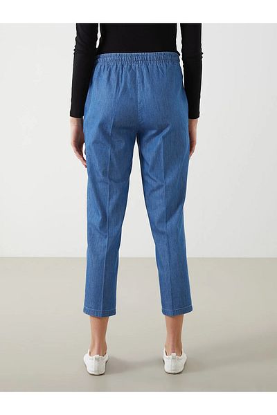 LC Waikiki Pantaloni de damă, cu talie elastică, crocodil