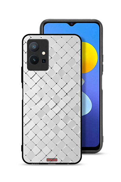 Tolwak Vivo T1 5G Protective Case Cover Tiles Texture