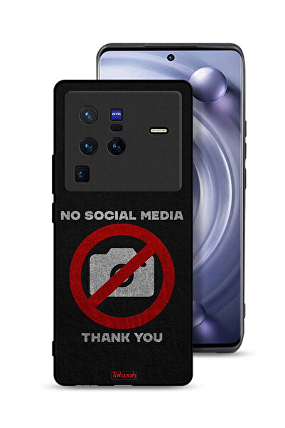 Tolwak غطاء حماية لهاتف Vivo X80 Pro لا يُمنع استخدام وسائل التواصل الاجتماعي...