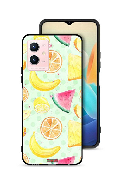 Tolwak غطاء حماية لهاتف Vivo Y33s 5G برسومات فنية بألوان مائية وفواكه