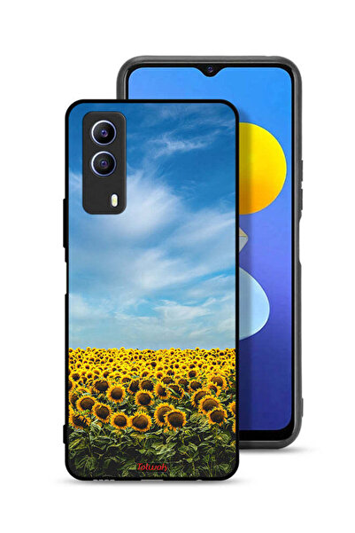 Tolwak غطاء حماية لهاتف Vivo T1x بطبعة عباد الشمس تحت السماء