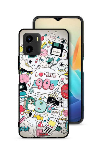 Tolwak غطاء حماية لهاتف Vivo Y15s - أحب التسعينيات