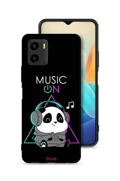 Tolwak غطاء حماية Vivo Y15s بطبعة موسيقى الباندا