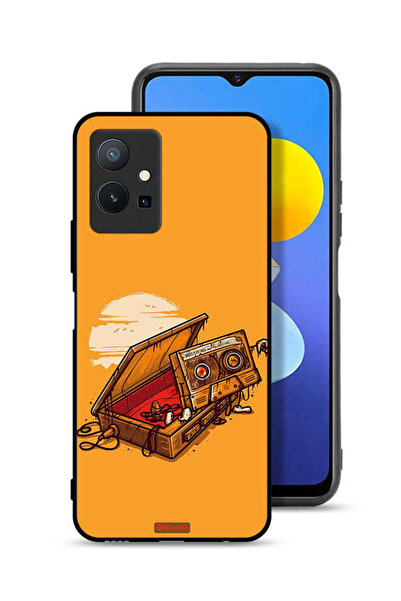 Tolwak غطاء حماية لهاتف Vivo Y75 5G مع شريط كاسيت وفن الشريط