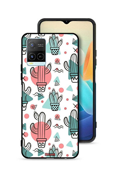 Tolwak غطاء حماية لهاتف Vivo Y33s 4G بتصميم الصبار