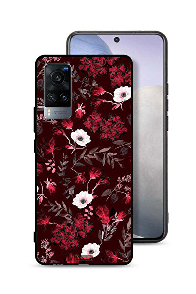 Tolwak Vivo X60t Protective Case Cover Small Flowers And Tropical Leaves