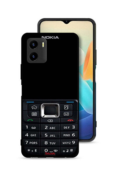 Tolwak غطاء حماية لهاتف Vivo Y15s بنمط هاتف قديم