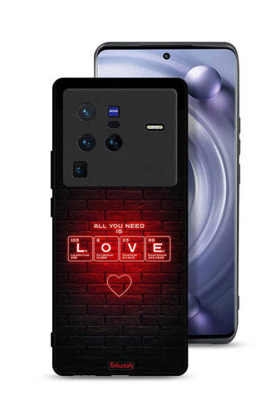 Tolwak غطاء حماية لهاتف Vivo X80 Pro كل ما تحتاجه هو الحب
