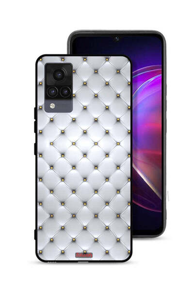 Tolwak غطاء حماية لهاتف Vivo V21 مطبوع عليه دبابيس على القماش