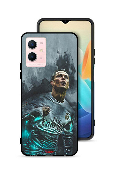 Tolwak غطاء حماية لهاتف Vivo Y33s 5G برسومات كريستيانو رونالدو