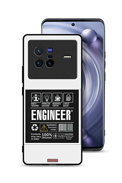 Tolwak غطاء حماية لجهاز Vivo X80، ملصق المهندس