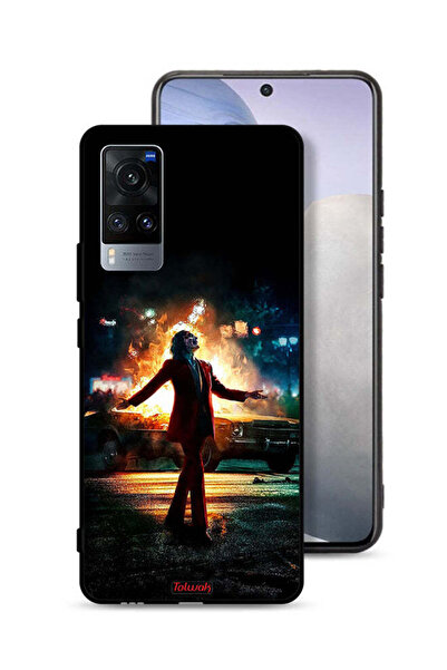 Tolwak Vivo X60 Protective Case Cover Joker Happy Mode