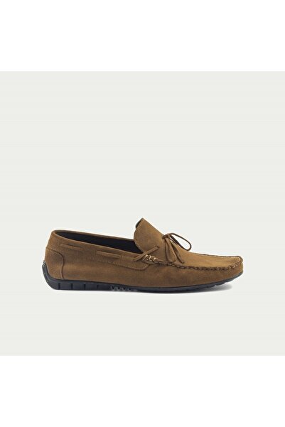 TOGO Tarçın Nubuk Hakiki Deri Erkek Loafer Ayakkabı [052227]