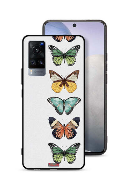 Tolwak Vivo X60 Protective Case Cover Four Butterflies