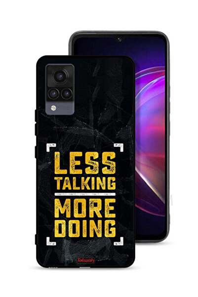 Tolwak Vivo V21 Protective Case Cover Less Talking More Doing