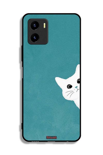 Tolwak غطاء حماية لهاتف Vivo Y15s بتصميم قطة