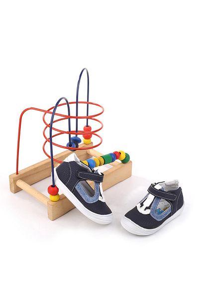 Papuçsepeti Shoe Basket - Şrbb 4804 Baby Boy Orthopedic First Step Shoes