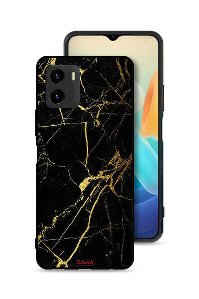 Tolwak غطاء حماية لهاتف Vivo Y15s - رخامي متصدع