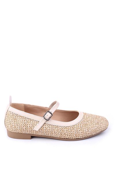 Papuçsepeti Shoe Basket 4849 Women's Daily Comfortable Sole Ballerina Shoes