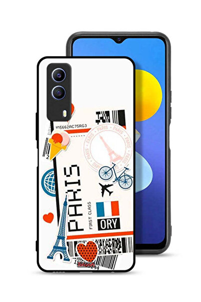 Tolwak غطاء حماية لجهاز Vivo T1x - ملصق باريس