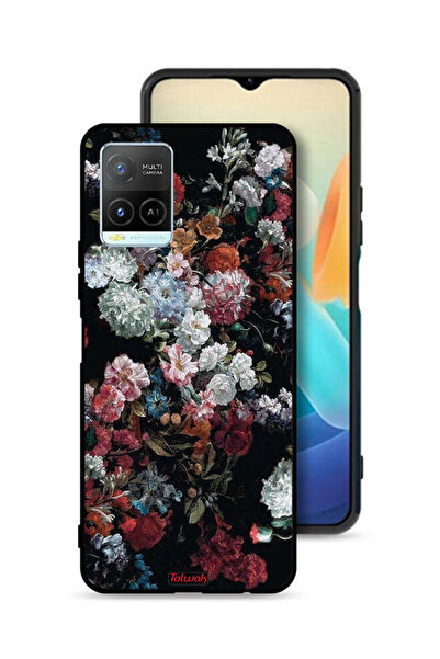 Tolwak غطاء حماية لهاتف Vivo Y32 بنقشة ورود عتيقة