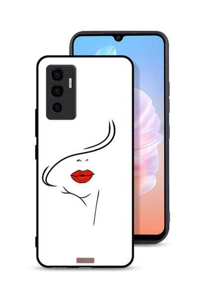 Tolwak غطاء حماية Vivo V23e بتصميم وجه فتاة