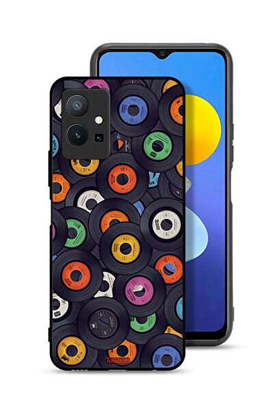 Tolwak غطاء حماية لهاتف Vivo Y75 5G بنقشة أقراص مضغوطة