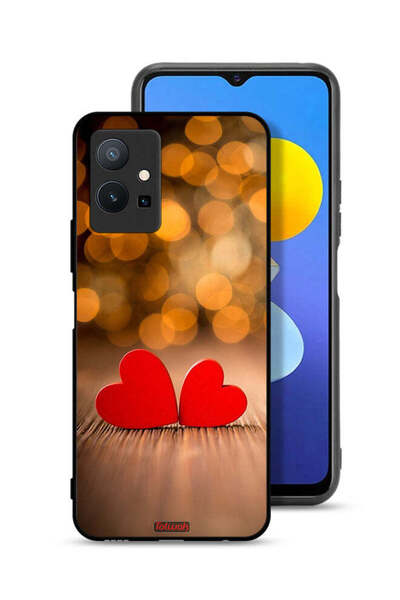 Tolwak Vivo T1 5G Protective Case Cover Two Beautiful Hearts