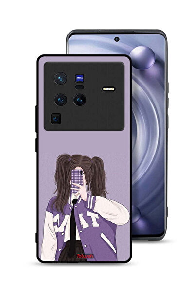 Tolwak غطاء حماية لهاتف Vivo X80 Pro لالتقاط صور سيلفي