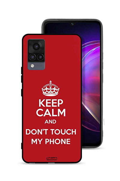 Tolwak Vivo V21 Protective Case Cover Keep Calm And Dont Touch My Phone