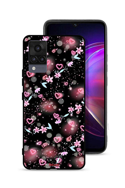 Tolwak Vivo V21 Protective Case Cover Small Hearts And Flowers