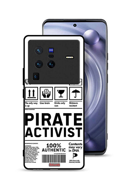 Tolwak غطاء حماية لهاتف Vivo X80 Pro، ملصق ناشط خاص