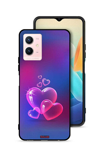 Tolwak Vivo Y33s 5G Protective Case Cover Water Hearts