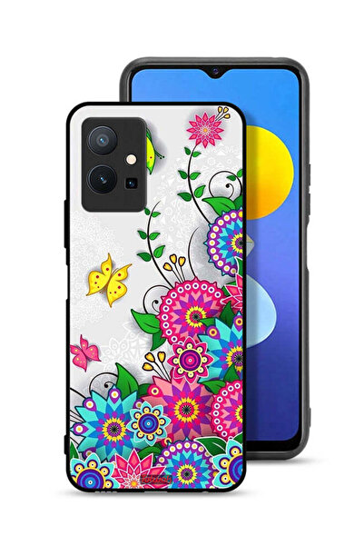 Tolwak غطاء حماية لهاتف Vivo Y75 5G بنقشة زهور ماندالا