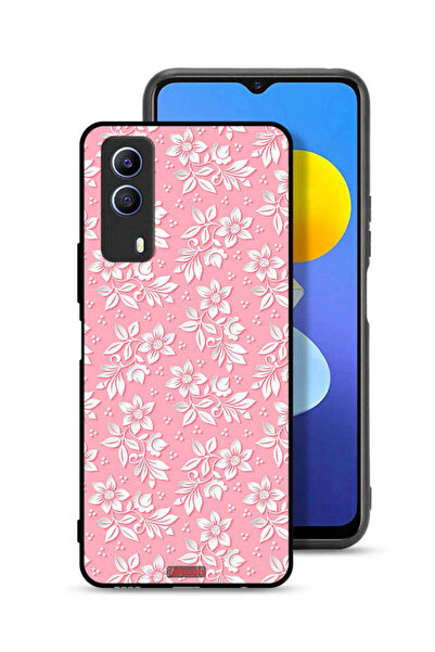Tolwak غطاء حماية لهاتف Vivo T1x بنمط خلفية زهور